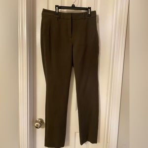 WHBM® Slim Trousers - Size 6 - Sergeant Green (Olive)